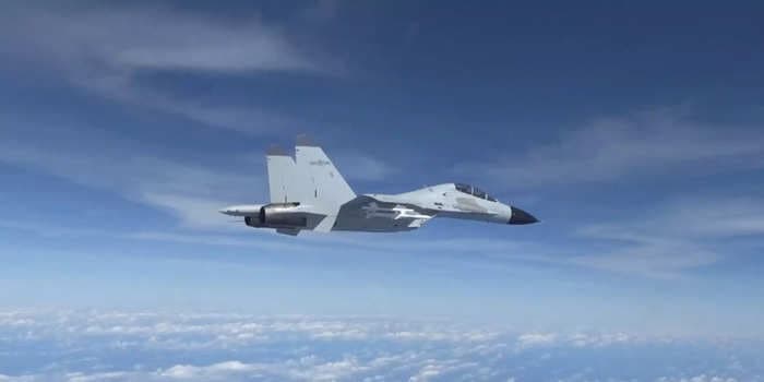 A Chinese fighter jet flew within 20 feet of a US military plane over the contested South China Sea, forcing it to take evasive action