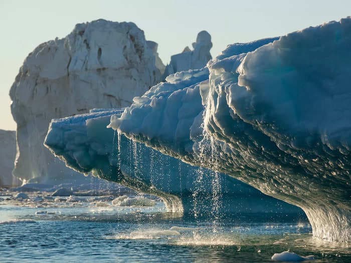 Map shows the ice sheets and glaciers melting that scientists most fear will be the source of catastrophic rising sea levels