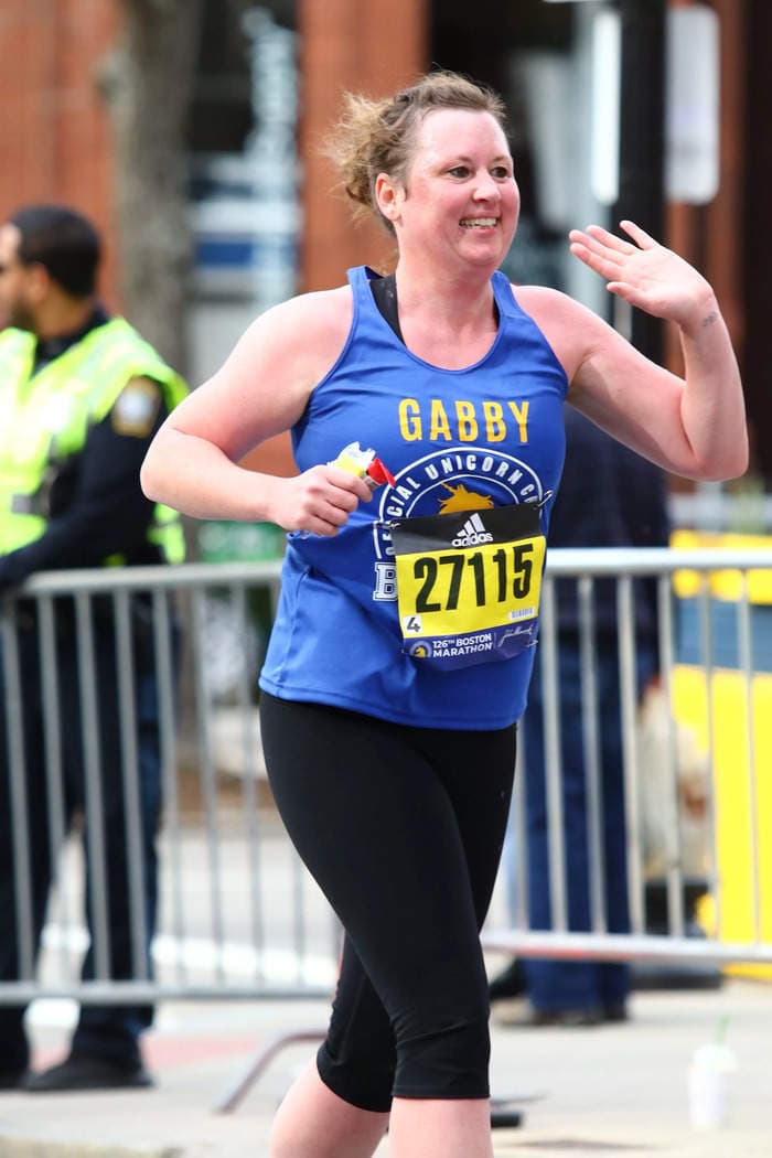 I ran the Boston Marathon 8 months after I gave birth to my first child. It was my comeback race.