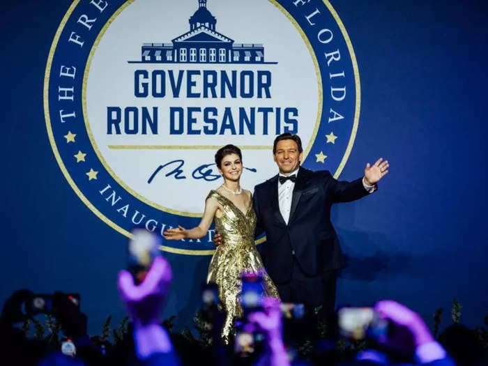 Guests to DeSantis' inaugural ball gushed about the live band, party favors, and said Florida's first family reminded them of the Kennedys