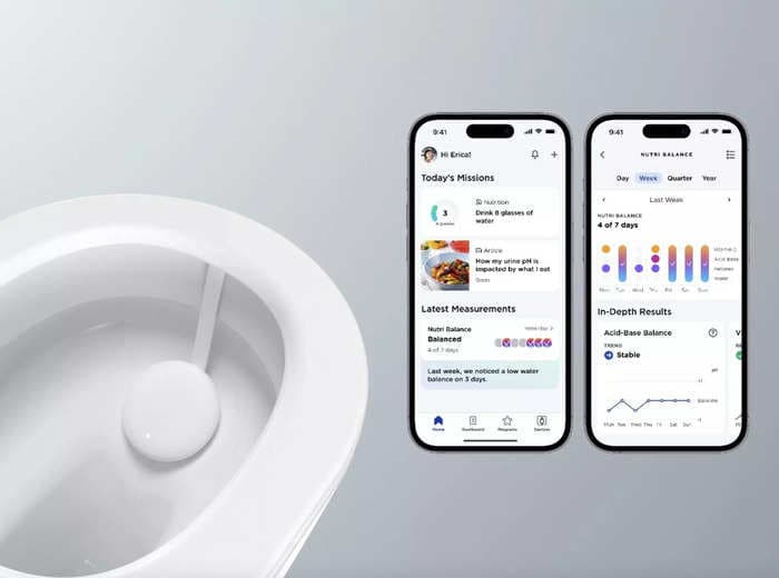 This $500 at-home urine lab sits in your toilet and tests your pee — then sends results to your smartphone