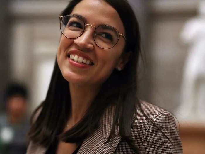 Alexandria Ocasio-Cortez says Democrats would 'all be unconscious' if they took shots every time Kevin McCarthy lost a Republican vote for speaker