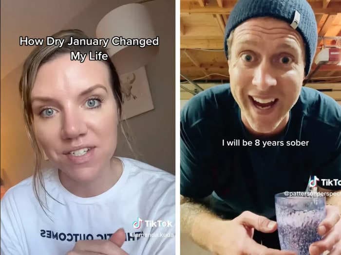 Sober TikTokers are sharing their stories about how they stopped drinking to inspire people trying Dry January