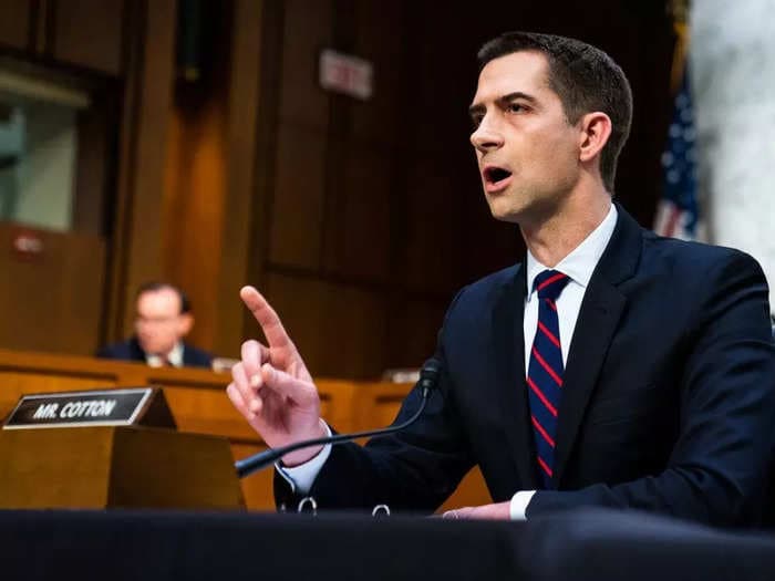 Sen. Tom Cotton says Biden's border trip is 'meaningless' 15 months after criticizing the president for being 'too busy' to travel there