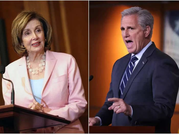 Nancy Pelosi says Kevin McCarthy might need a 'doctor or a psychiatrist' after 'really sad' losses on the speakership vote