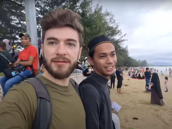 A TikToker traveled to Malaysia and posted videos challenging misconceptions about the country. They went so viral he now feels like a local celebrity.