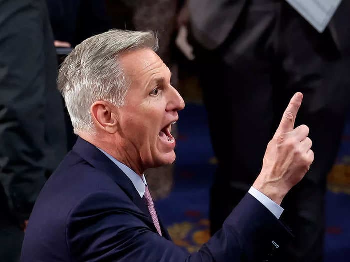 Photos show tension and mayhem on the House floor during Kevin McCarthy's final push to become speaker