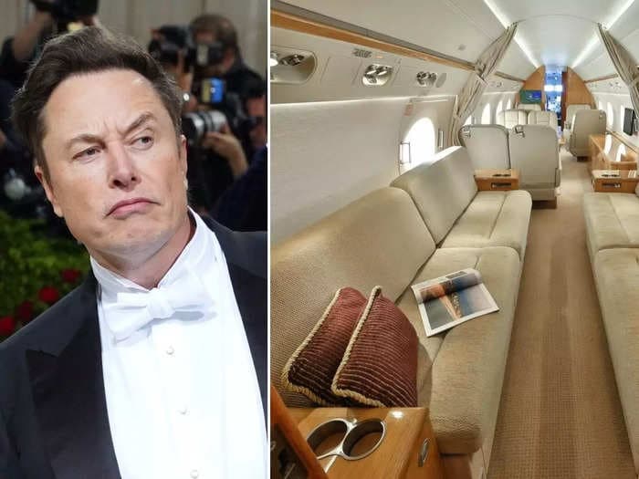 Elon Musk's private jet made 134 flights in 2022 &mdash; with the shortest trip lasting just 6 minutes