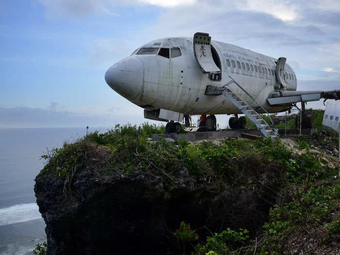 A disused Boeing 737 is being turned into a luxury villa in Bali. Take a look.