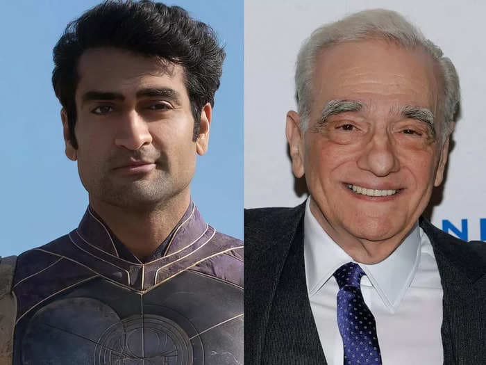 'Eternals' star Kumail Nanjiani says Martin Scorsese has 'earned the right' to criticize Marvel