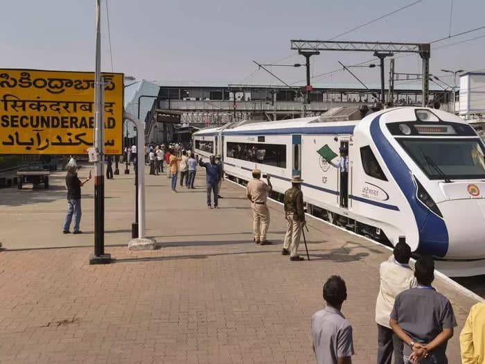 PM Modi flags off Vande Bharat train connecting Secunderabad with Visakhapatnam