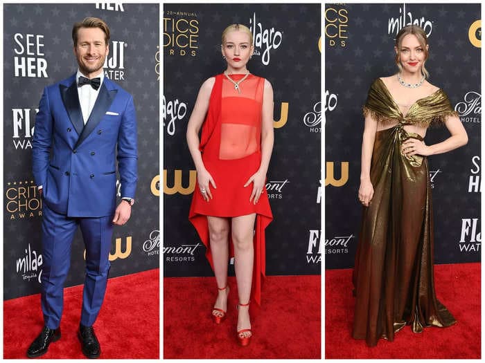 The best and most daring looks celebrities wore to the Critics' Choice Awards 2023