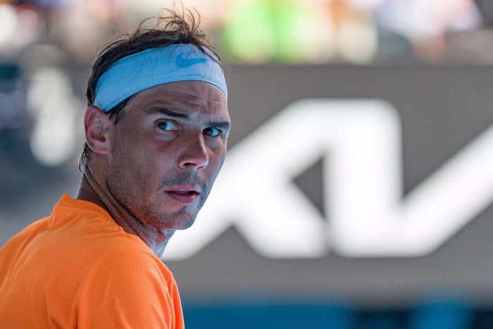 A 'ball boy took' Rafael Nadal's tennis racket in the middle of a match, causing chaos at the Australian Open