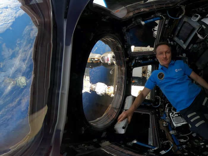 SpaceX astronaut says he saw rainforests burning and dried-up lakes when he looked at the Earth from space