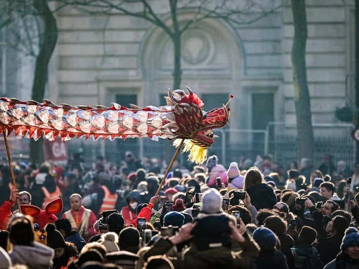 13 striking photos show how people are celebrating the 2023 Lunar New Year around the world