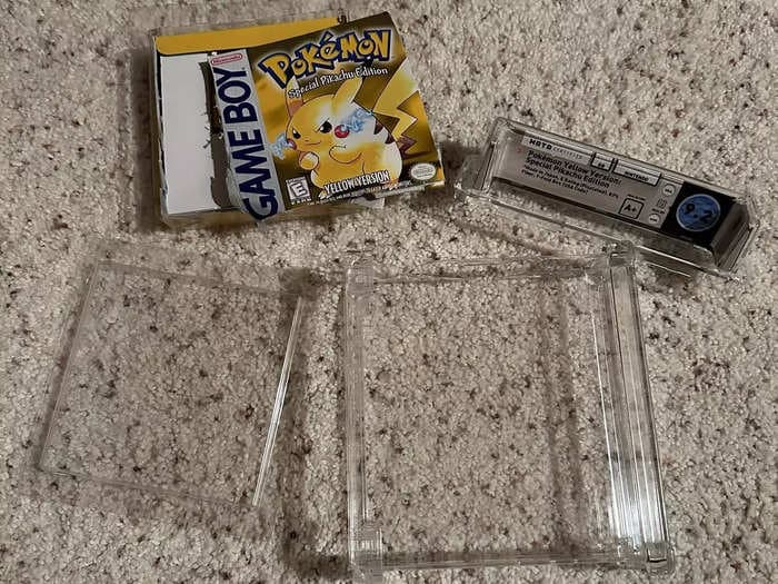 The owner of a classic Pokémon game valued at nearly $4,000 says US Customs destroyed it