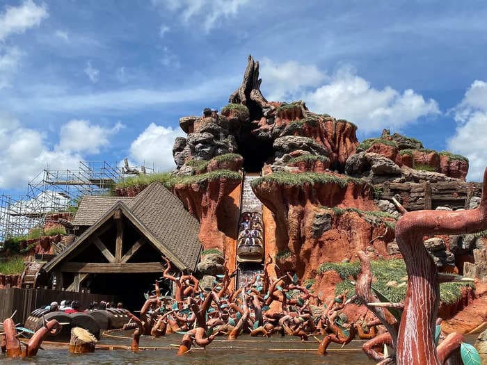 Videos show Disney World fans waiting hours in line to ride Splash Mountain on the day it closed
