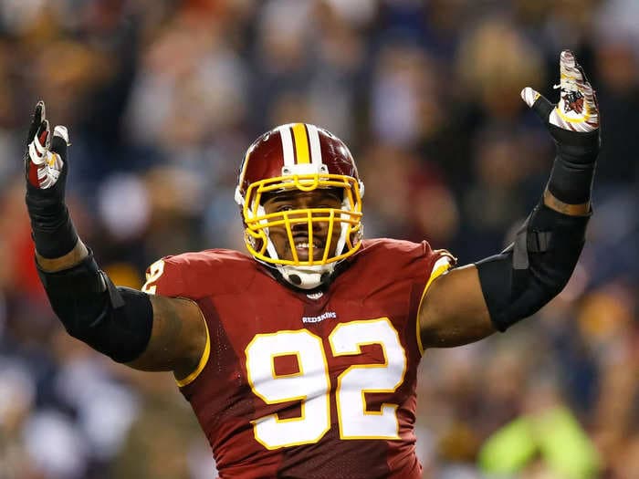 A 35-year-old former NFL defensive lineman, Chris Baker, says he almost died from a stroke