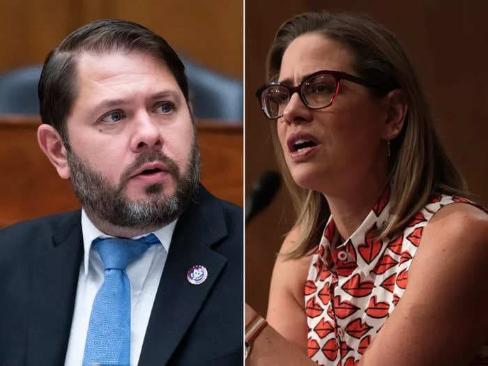 Arizona Democratic Senate candidate Ruben Gallego, who's trying to unseat Sen. Kyrsten Sinema, says 'nobody' in the state 'has really spoken to' her she joined the upper chamber