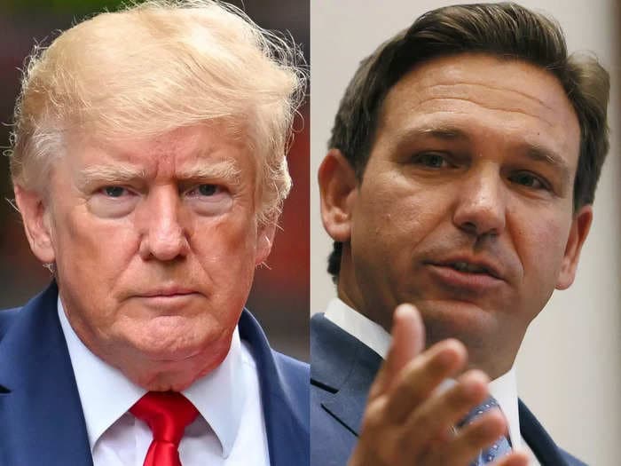 Trump says it's 'very disloyal' of Ron DeSantis to even consider running against him in 2024