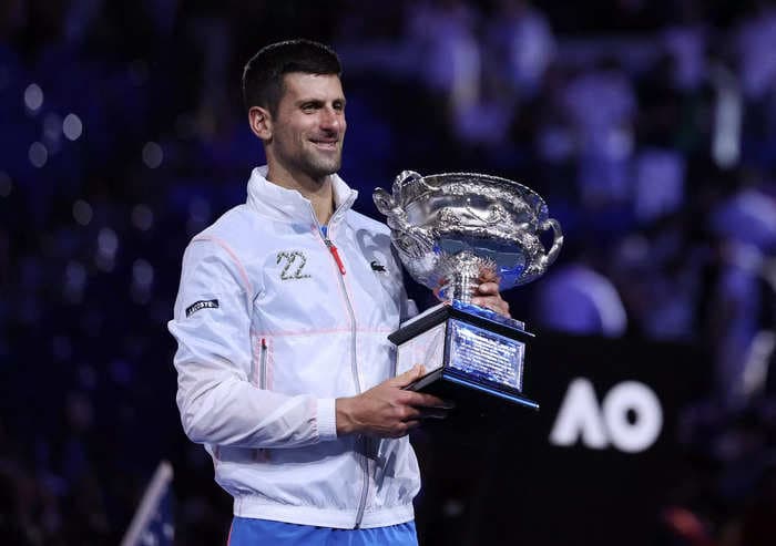 Novak Djokovic is 'the greatest that has ever held a tennis racket,' according to the star he walloped in the Australian Open final