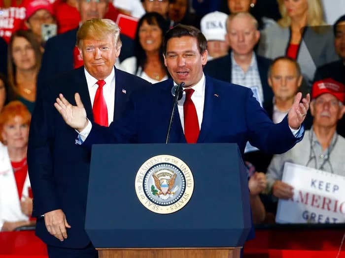 Trump claims Ron DeSantis cried in front of him while asking for his endorsement back in 2018