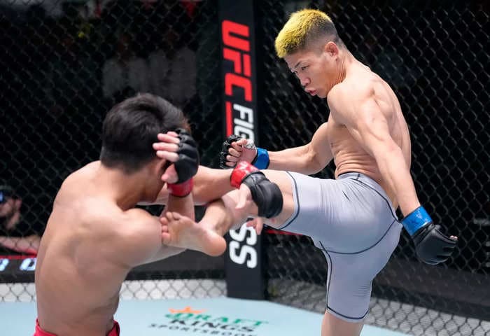 A new UFC star is born after a 27-year-old debutante obliterated his MMA opponent with ease on ESPN