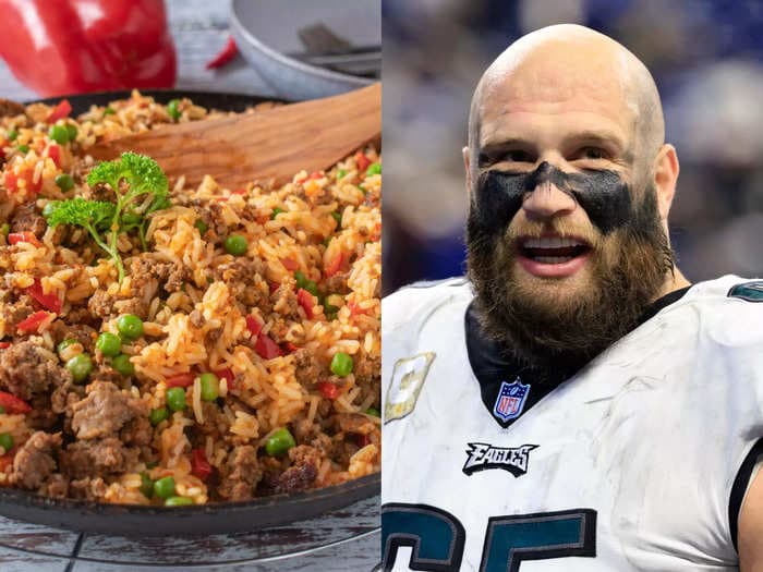 Eagles right tackle Lane Johnson eats 5,500 calories a day to stay at 330 pounds. His staple meal is the 'monster mash,' inspired by sumo wrestlers.