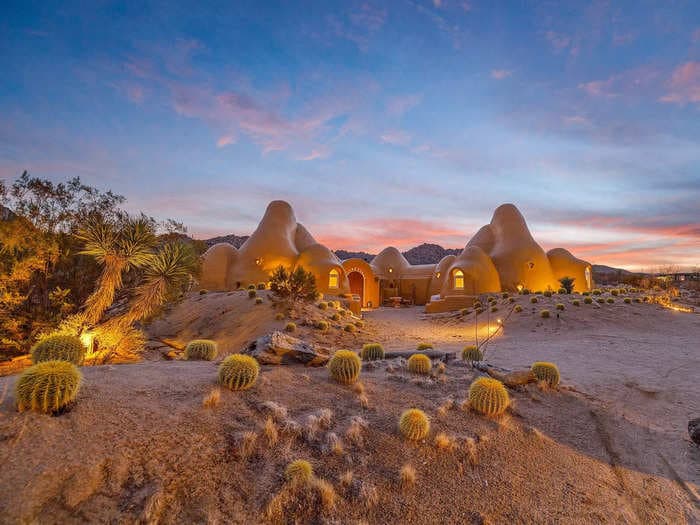 A spiritual healer built a Joshua Tree house inspired by domes made for living in outer space. It's on the market for $2.1 million &mdash; take a look inside.