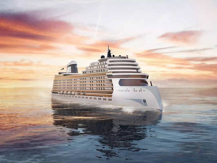 A luxury cruise ship will allow its residents to permanently live at sea. See inside its 1,430-square-foot condos selling for $8 million.