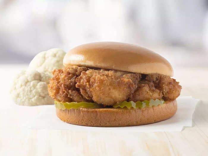 Chick-fil-A just unveiled a fried cauliflower sandwich that took 4 years to develop &mdash; and it's nothing like the plant-based fast food at rivals like McDonald's