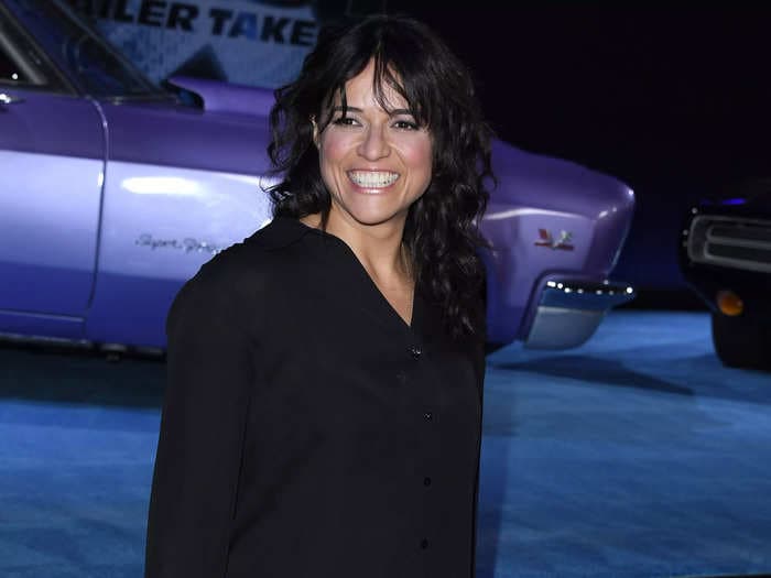 Michelle Rodriguez found out her 'Fast and the Furious' character was returning from the dead by going to the movies to see 'Fast Five'