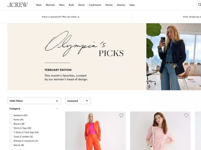 TikTokers can't stop talking about the style of J.Crew's new womenswear design chief, and it's boosting brand image