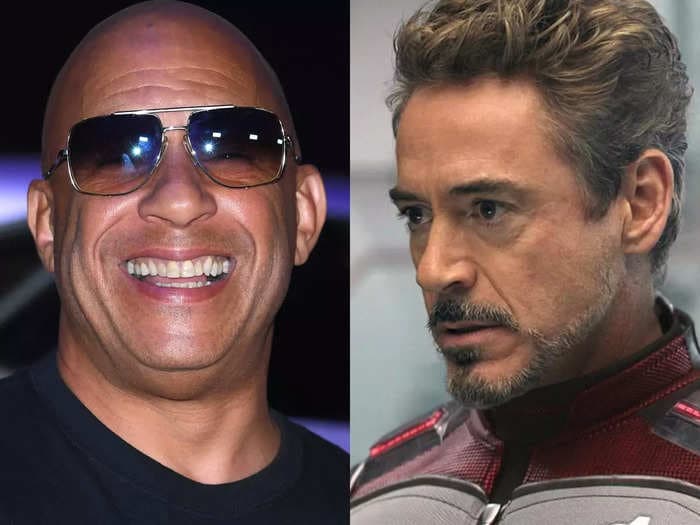 Vin Diesel wants 'Avengers' star Robert Downey Jr. in 'Fast and Furious 11' as a villain 'promoting AI and driverless cars'