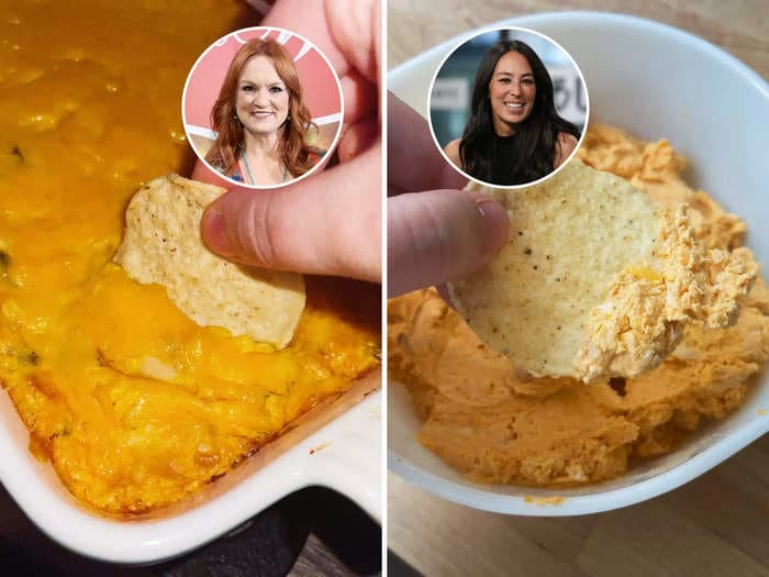 I made Ree Drummond's and Joanna Gaines' Buffalo-chicken dips, and only one was good enough for my Super Bowl party