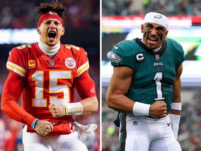 We collected Super Bowl predictions from 129 NFL experts. More than half think the Philadelphia Eagles will win.