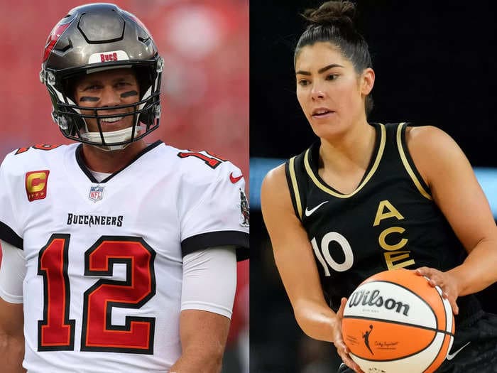 Kelsey Plum said Tom Brady is 'an amazing human' and wished the retired NFL star luck with his '$3300 million bazillion announcing career'