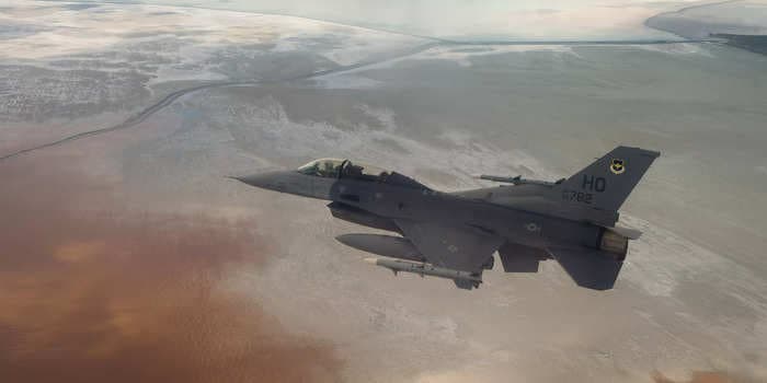 An F-16 fighter jet missed on its first try to shoot down a mysterious object over Lake Huron, top US general says