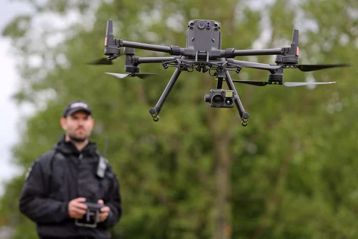 Chinese cameras could be spying on British police through the UK's own drones, helicopters, and body cams, official watchdog warns