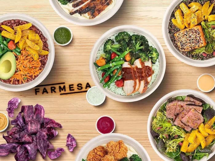 Chipotle is launching Farmesa, a spinoff selling 'California-inspired' bowls of salmon, whipped potatoes, quinoa, and more