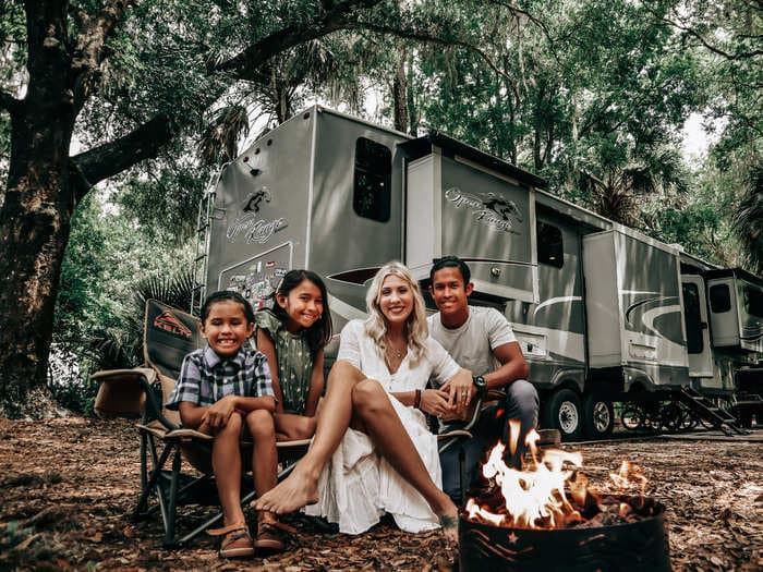 My family of 4 moved from a house to a 400-square-foot RV. Here are 5 things that surprised me most about the experience.