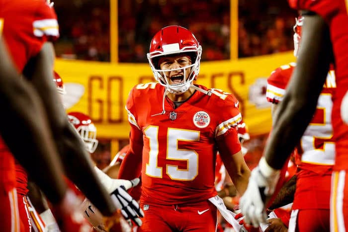 Patrick Mahomes has a lucky pair of red underwear that he wears for every game