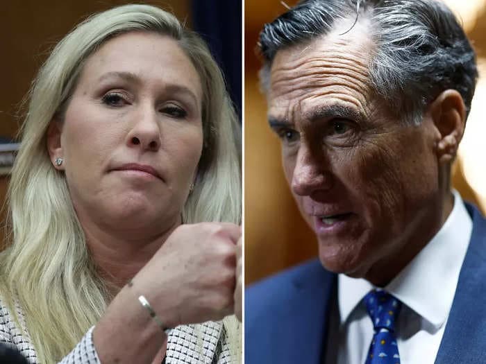 Mitt Romney says Marjorie Taylor Greene's pitch for a 'national divorce' is insane