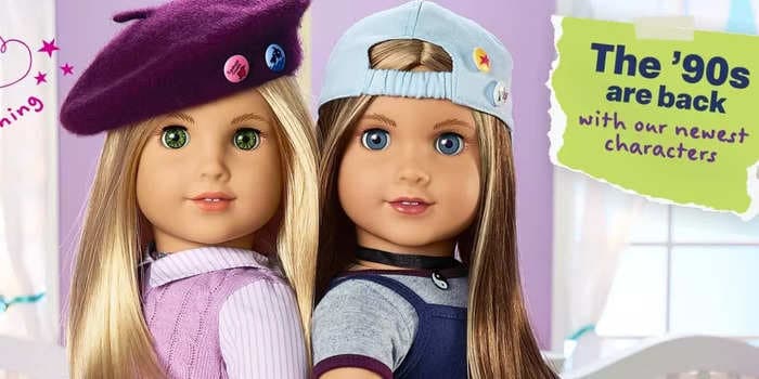 American Girl enters the 1990s with a new set of 'historical' dolls from the not-so-distant past