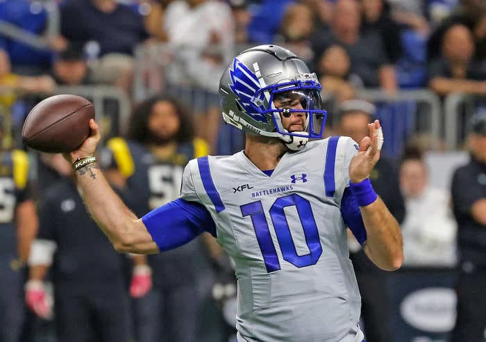 Quarterback AJ McCarron took a pay cut &mdash; from $4 million to $60,000 &mdash; so his sons could watch him play in the XFL instead of sitting on a bench in the NFL