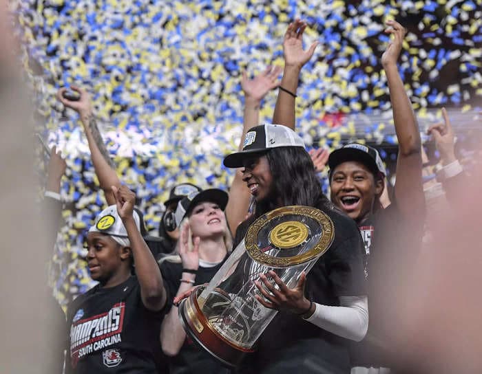 A college basketball superstar gave away her All-Tournament trophy to an 'All-Star' teammate who she thought deserved the recognition