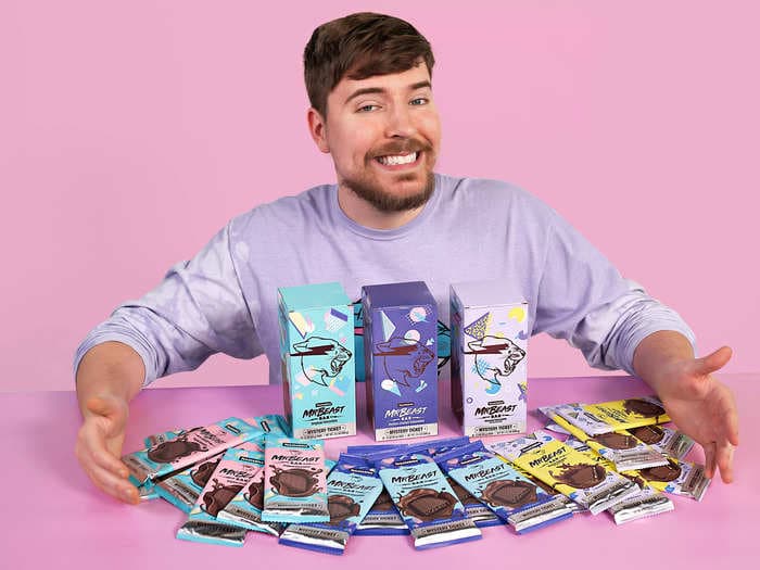 YouTuber and chocolate entrepreneur MrBeast asked fans to tidy his products on grocery store shelves for a chance to win $5,000