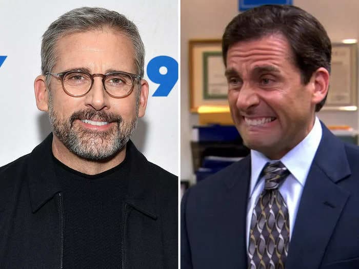 Steve Carell says it was difficult to break the habit of looking directly into the camera after doing it for so many years on 'The Office'