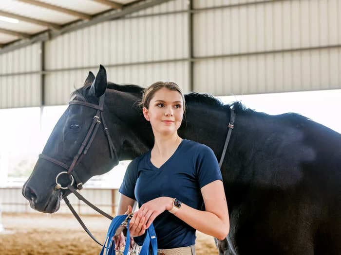 An equestrian fell off her horse and learned she had heart failure at age 20. Now she's working in the clinic that saved her life.