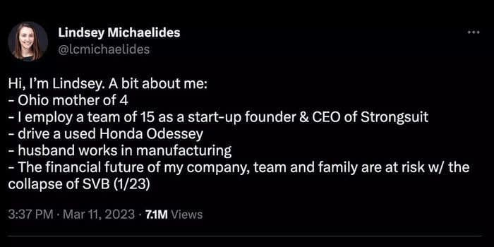 'I don't know how this ends': Mom with 4 kids in Ohio who owns small startup says SVB mess is not just a '1% problem'